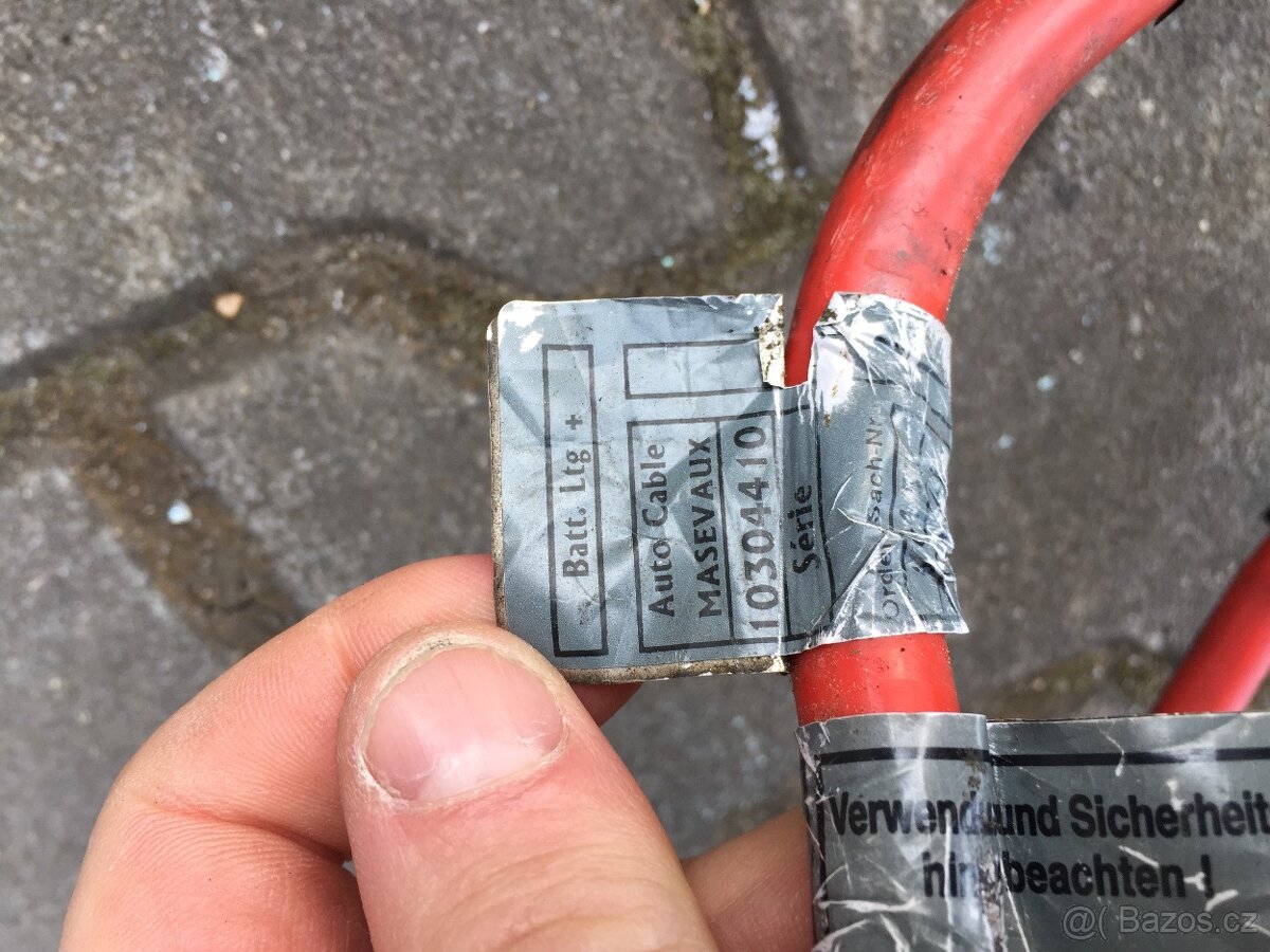 Bmw e61 plusový kabel k baterii - 2