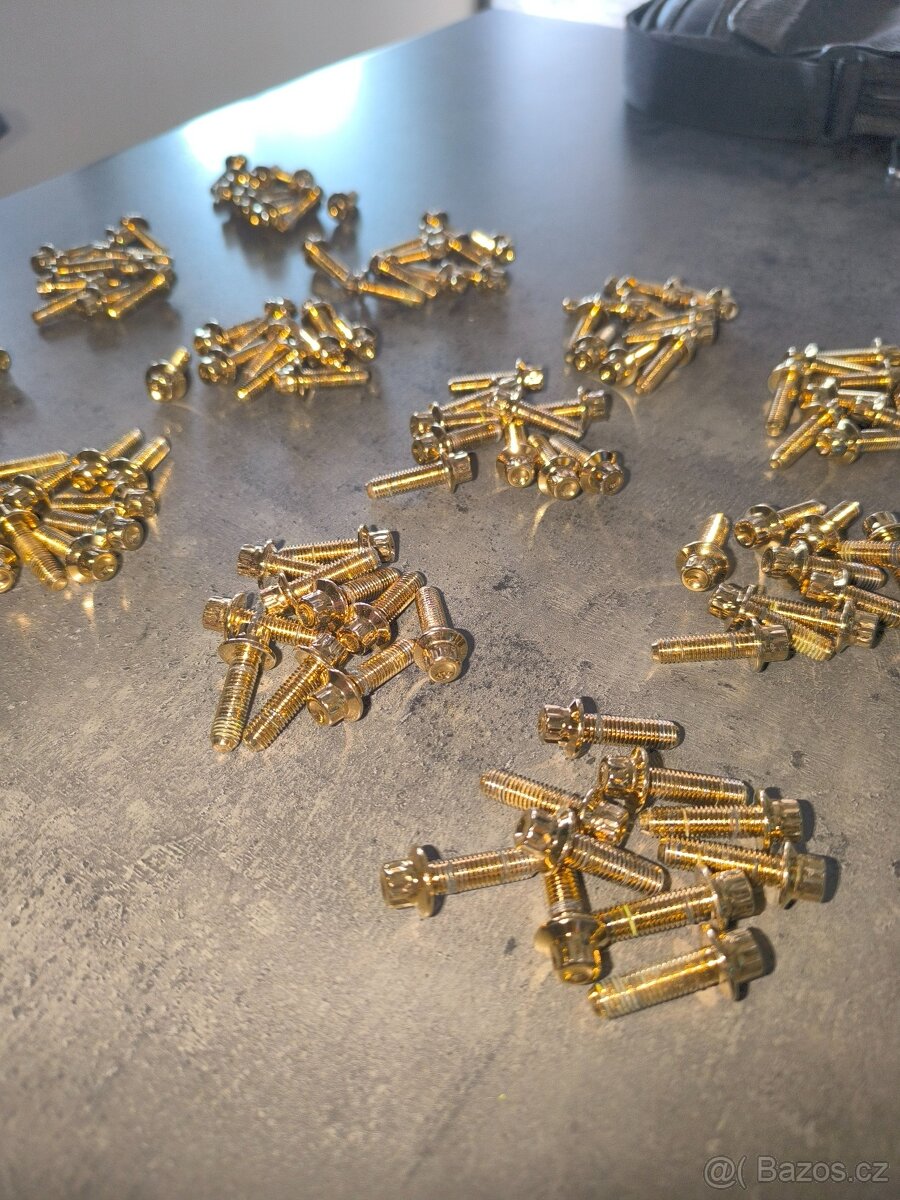 Bbs RM šroubky zlaté 7x24mm - 2