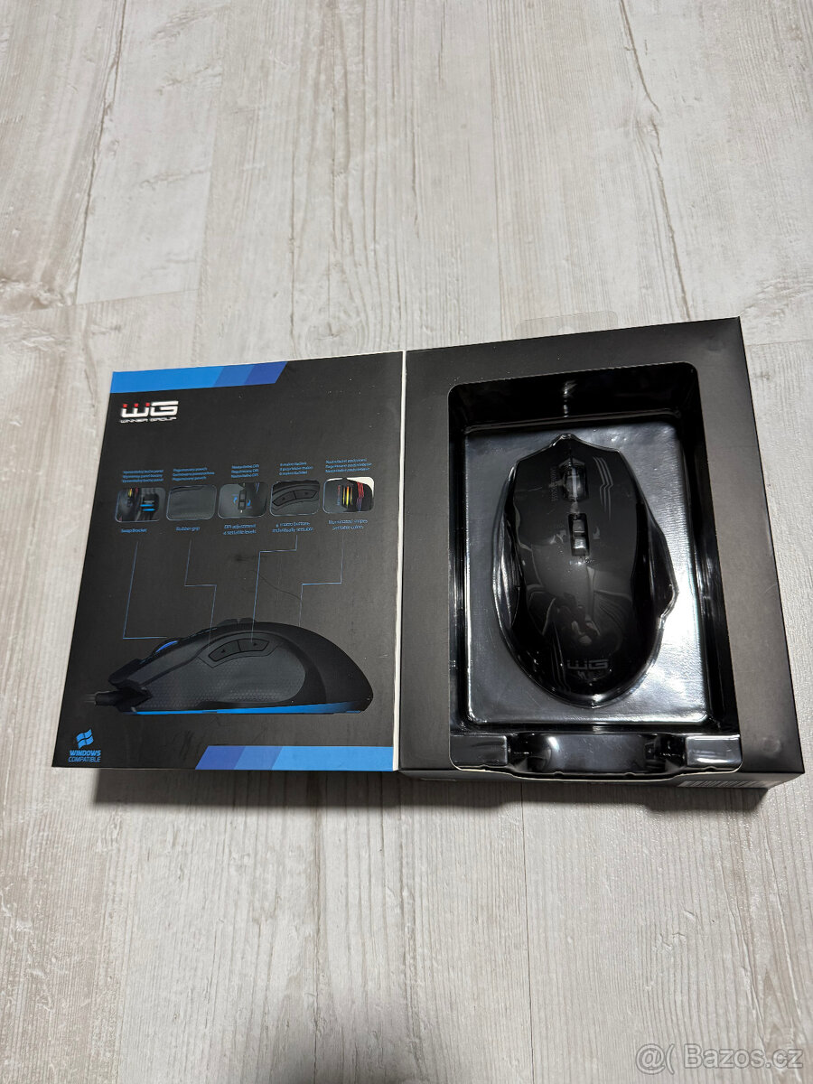 Prodám herní myš WG1 RGB - NOVÁ - 2