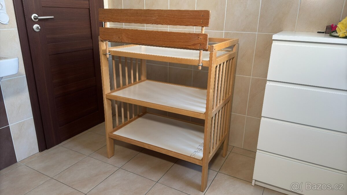 Přebalovací pult IKEA Gulliver + boxy - 2