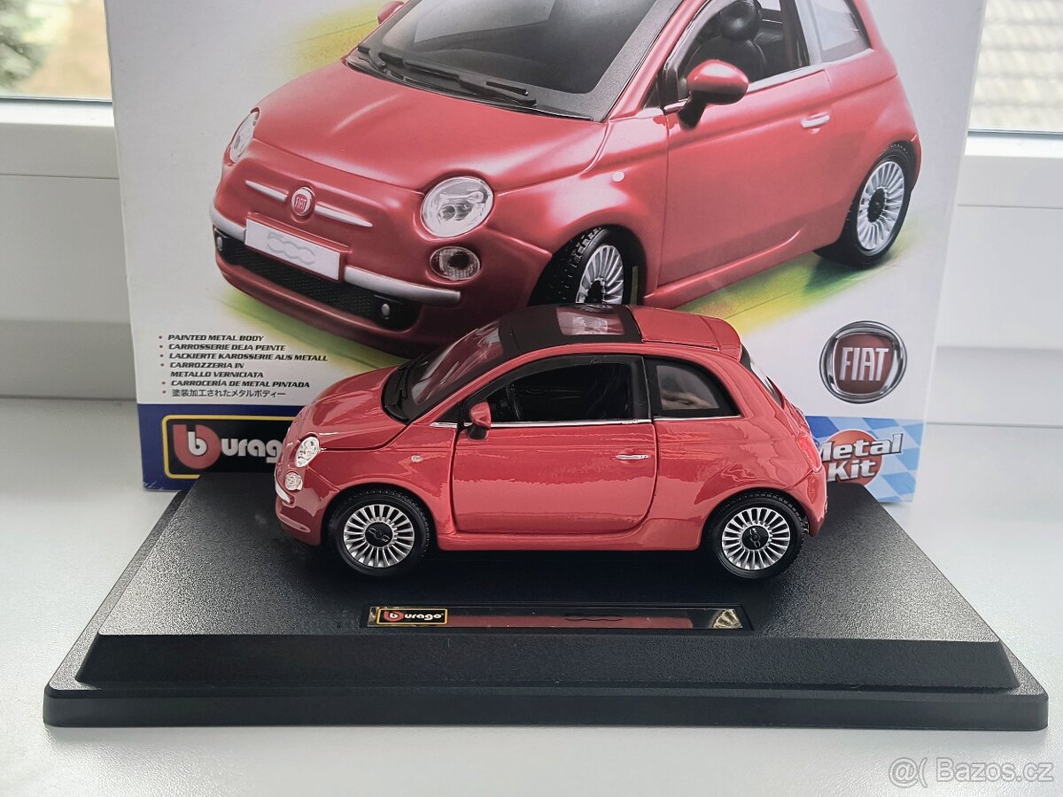 Model Fiat 500, Bburago 1:24 - 2