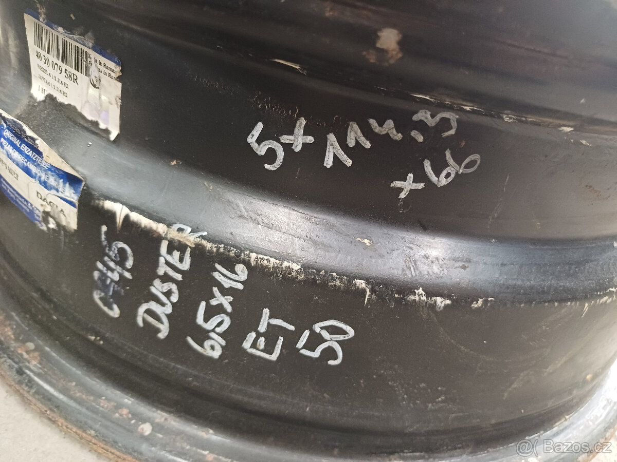 plechové disky Dacia Duster 16 - 2