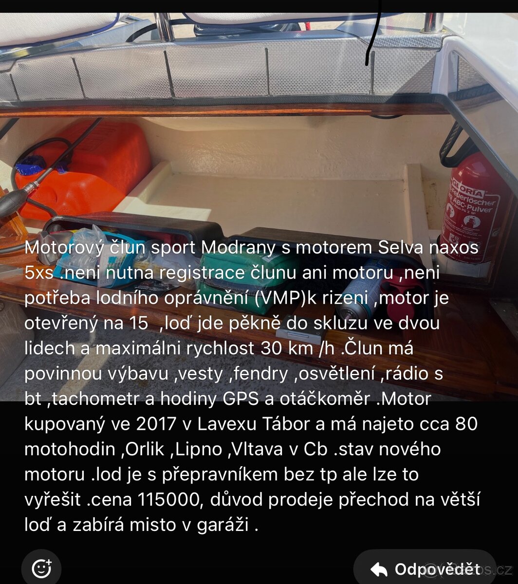 Motorový člun - 2