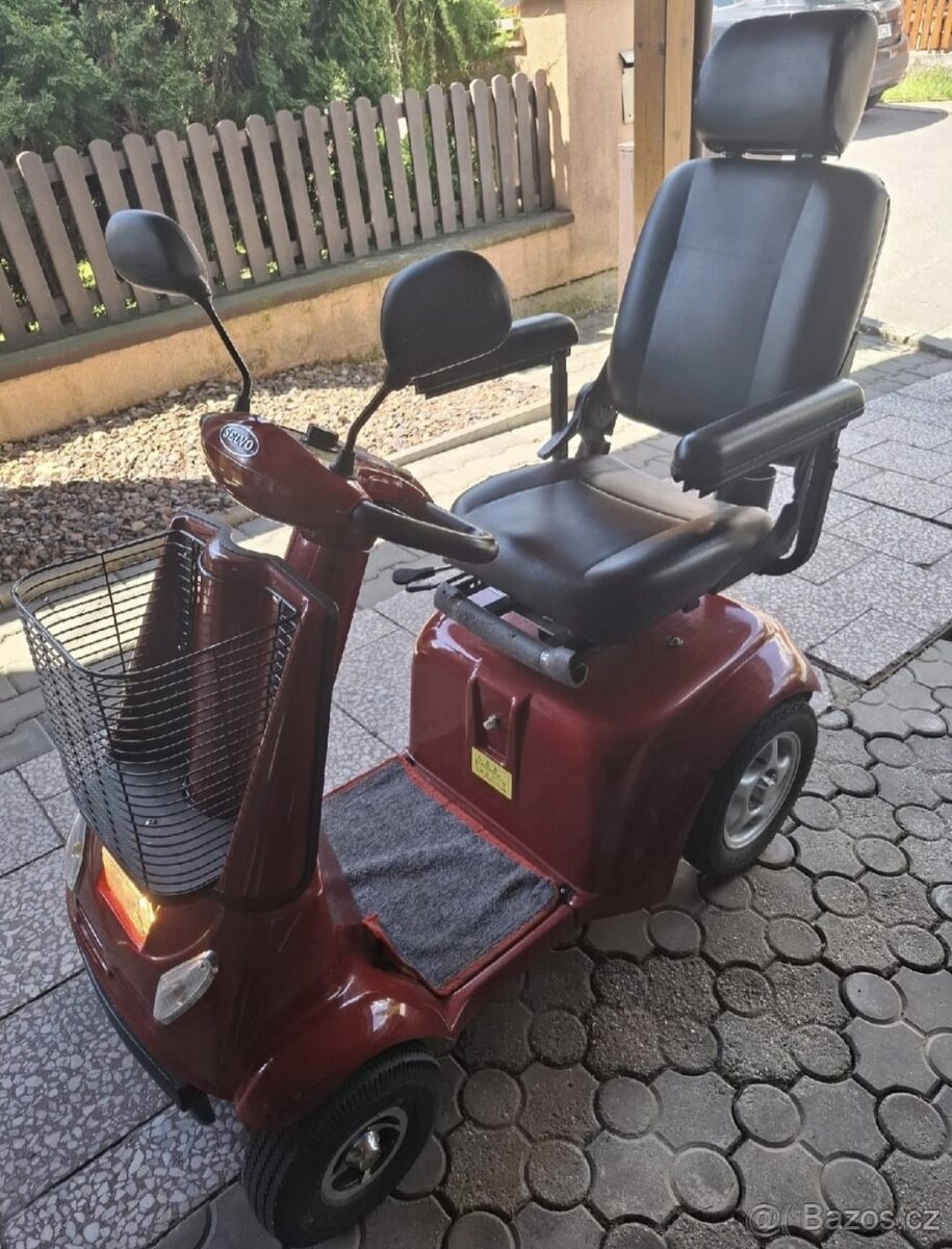 Elektro čtyřkolka, pro seniory. - 2