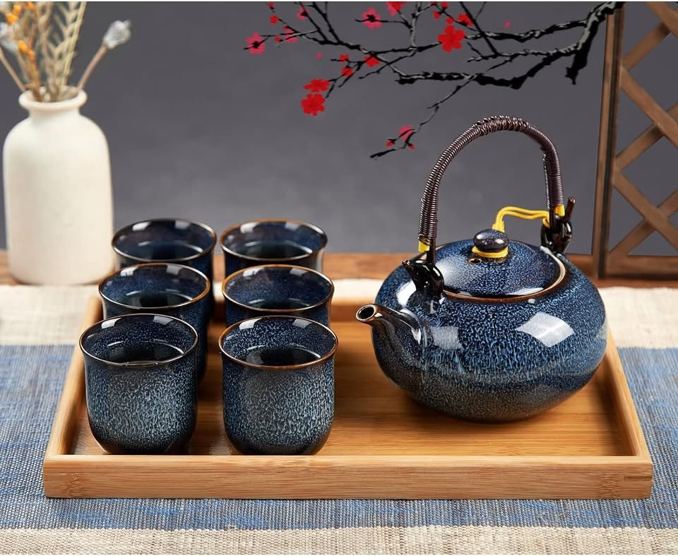 Porcelánový čajový set v japonském stylu - 2