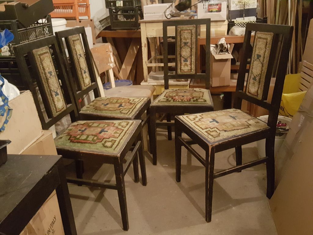 staré jídelní židle - 2