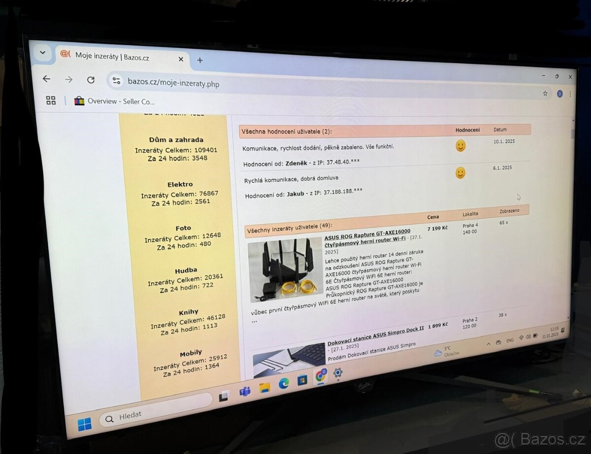 Velkoformátový herní monitor ROG Swift PG65UQ Čti popisek - 2