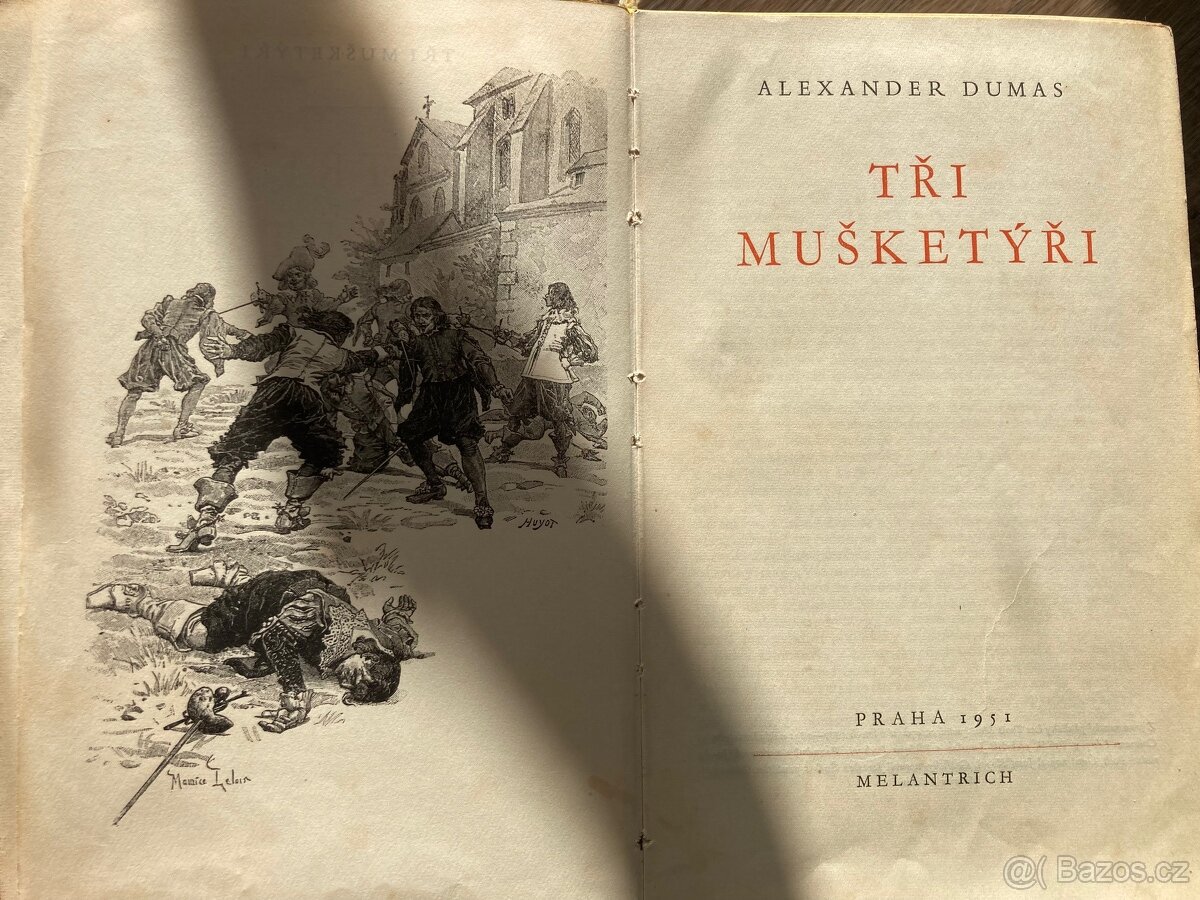 Tři mušketýři - r. 1951 (mohu zaslat doručovací službou) - 2