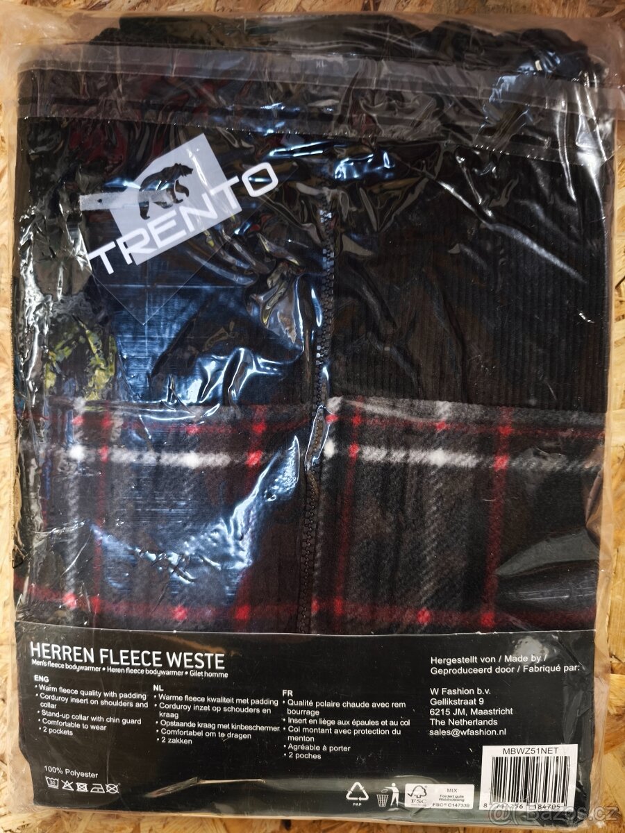 Pánská teplejší fleecová vesta vel. xl - 2