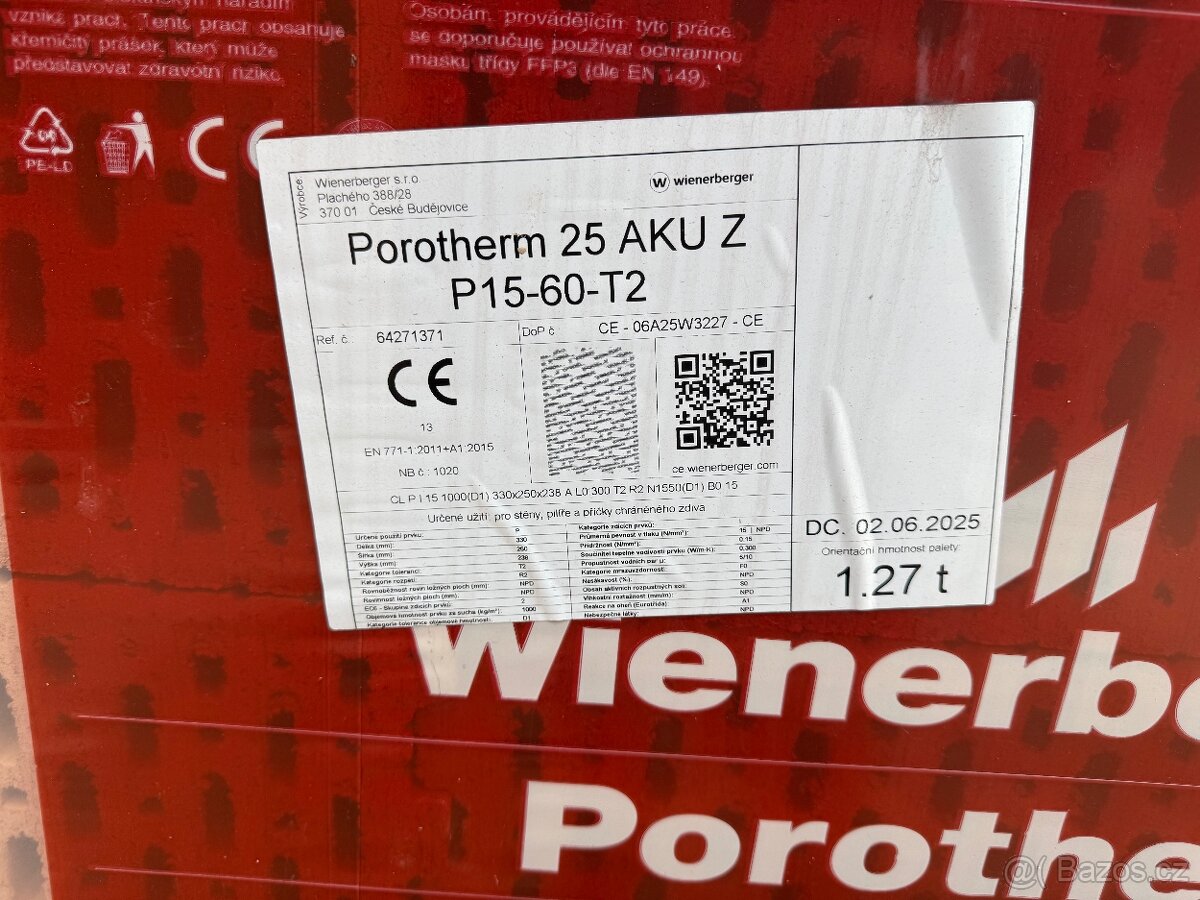 Cihly porotherm AKU - 2