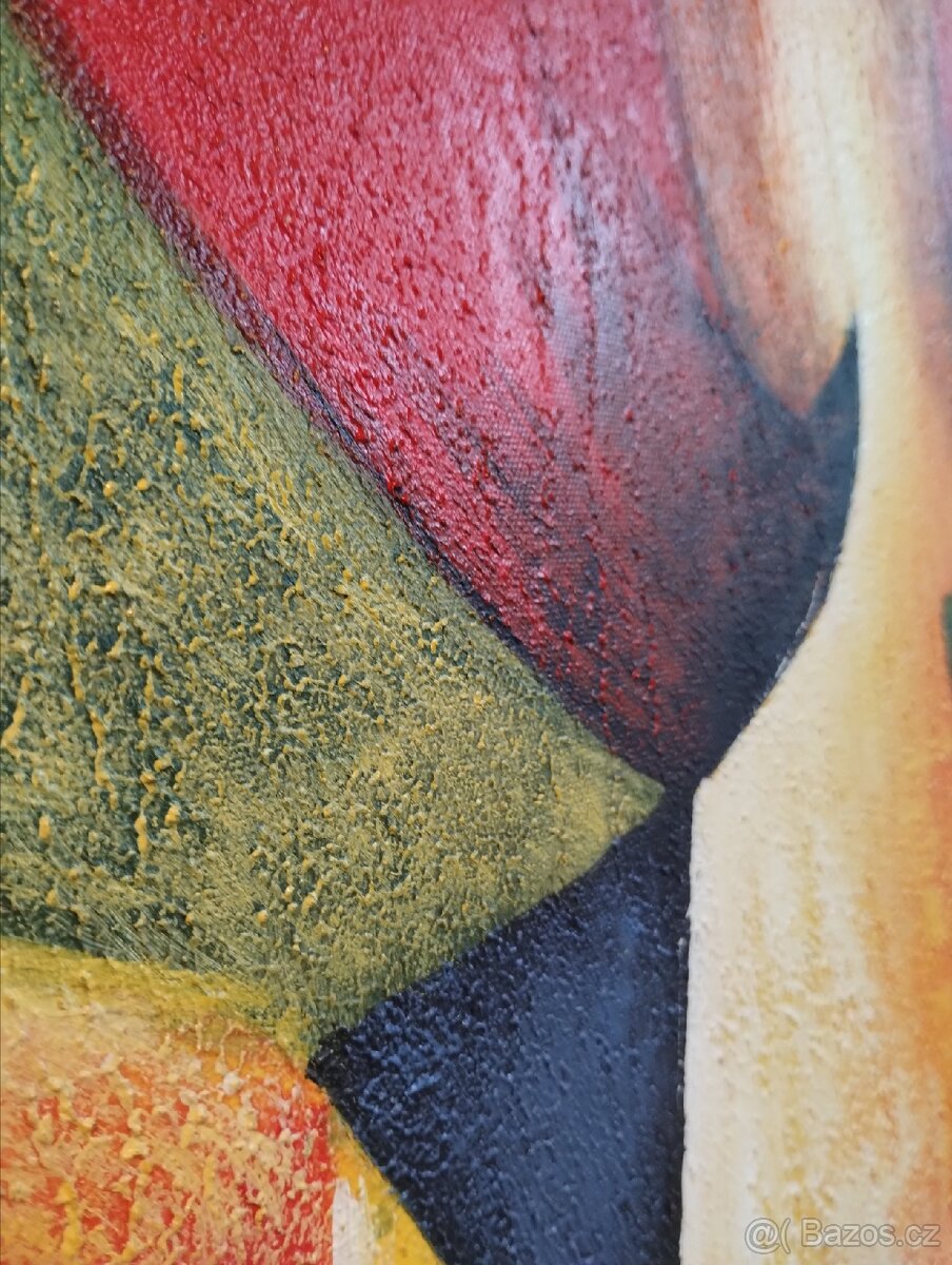 Velký obraz "spící zamilovaný pár" - 2