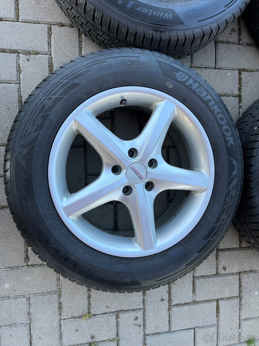 4x alu disky 5x112 R17, zimní pneu 80 % - 2