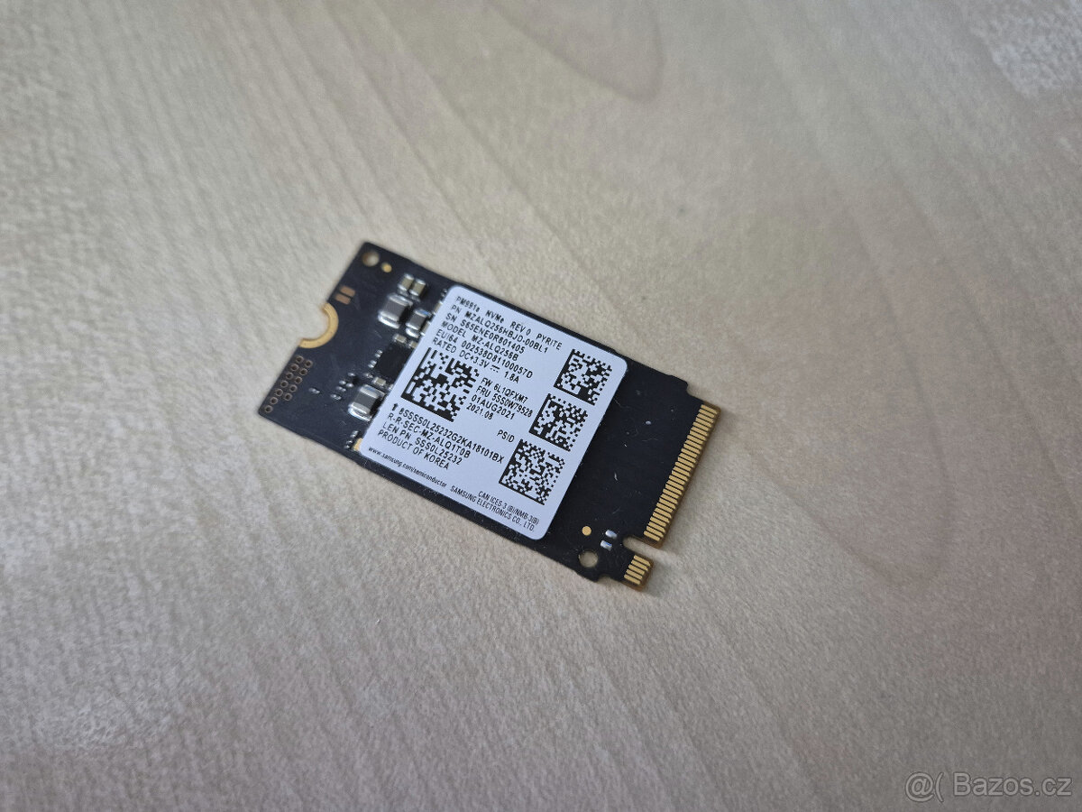 4.Samsung SSD 256GB PM991 M.2 2242 42mm PCIe 3.0 x4 - 2