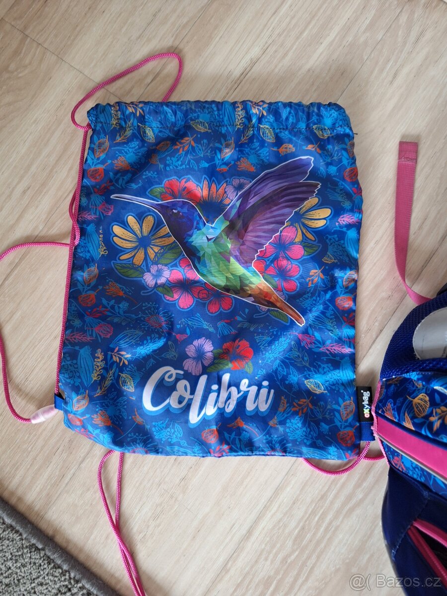 Školní aktovka Oxybag, Colibri, a taškana přezůvky - 2