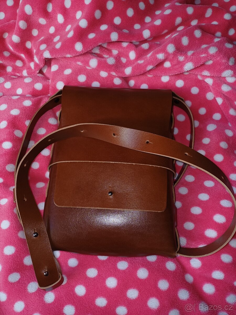 Kožená taška přes rameno - 2