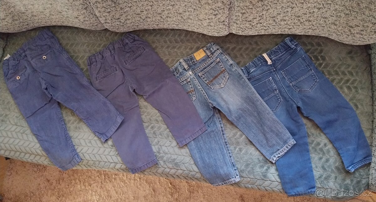 Kalhoty,tepláky, kraťasy, vel. 92 - 2