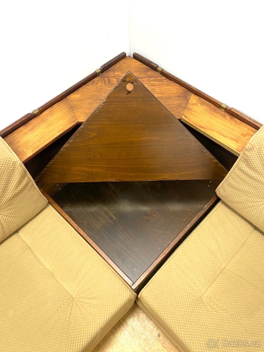 Retro pohovka Dřevotvar 60. léta - 2