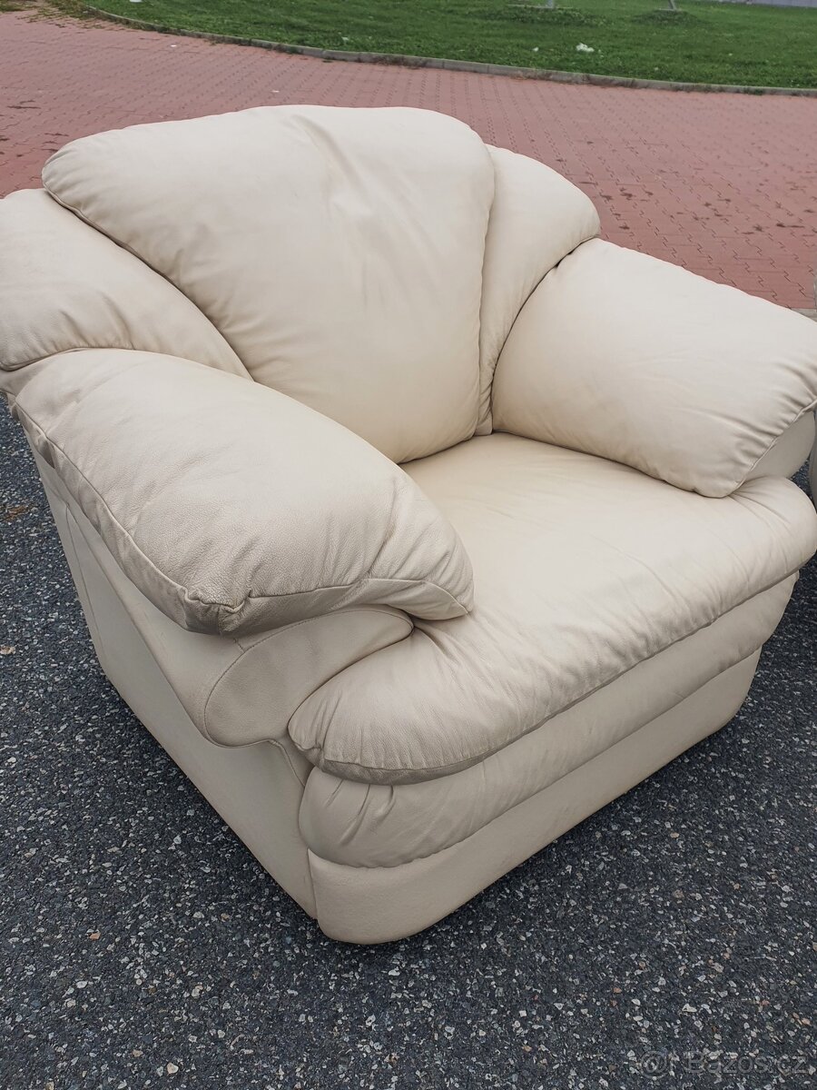 luxusní KOŽENÁ sedačka – DOPRAVA - 2