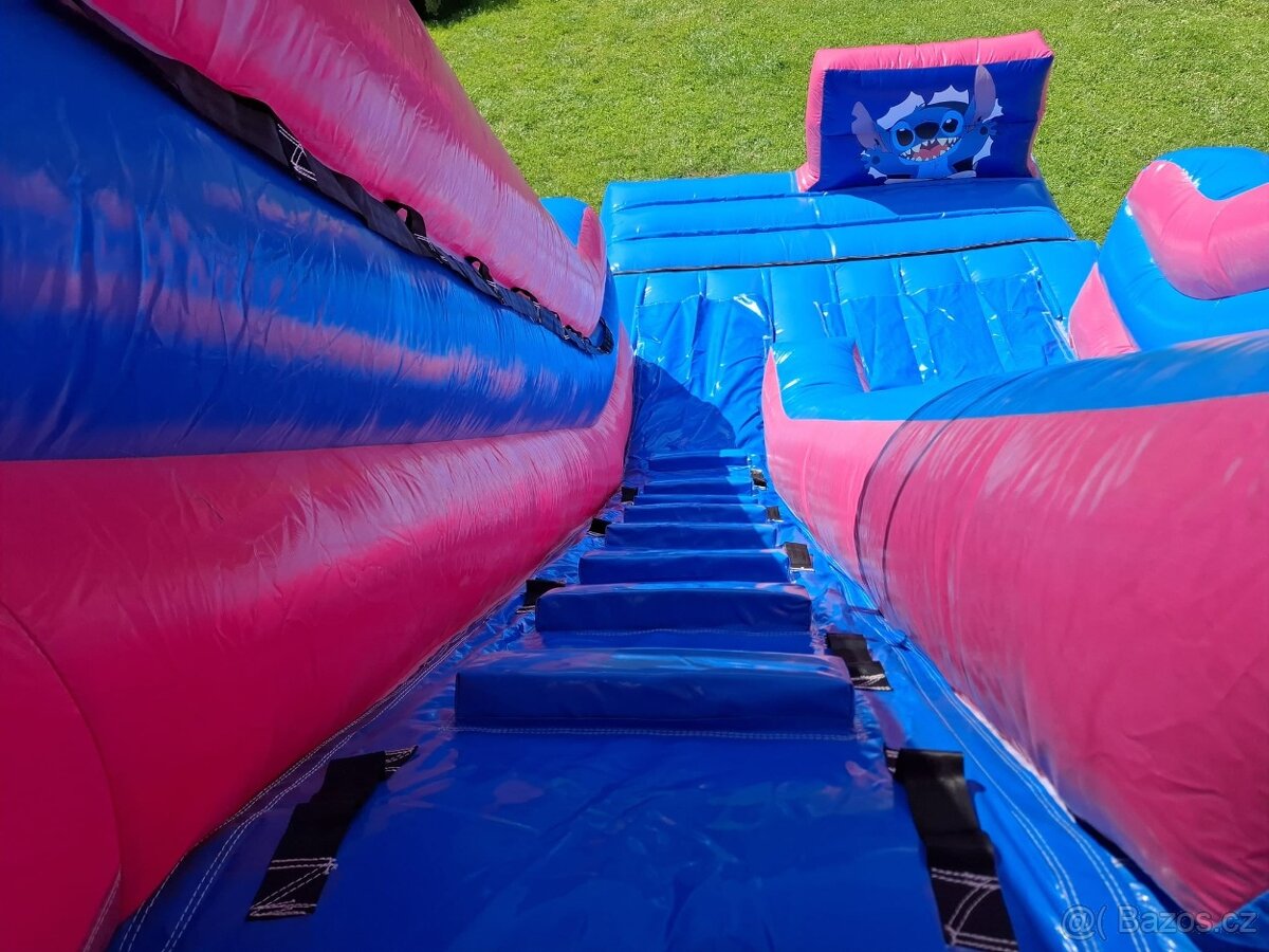 Skákací hrad 6x3x6 m - STITCH - 2