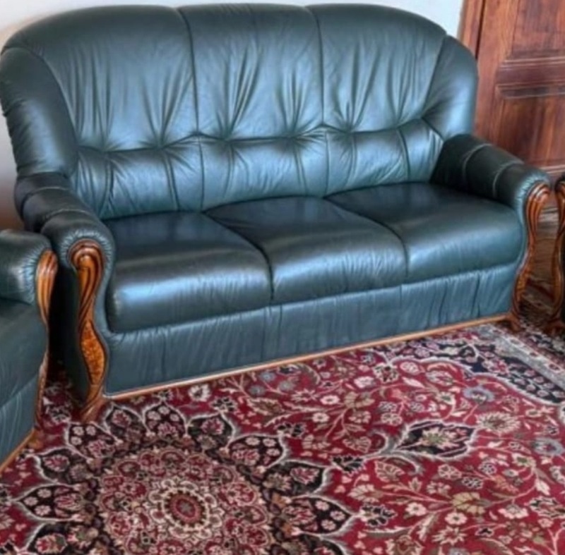 Luxusní italská kožená sedačka, 4094 - 2