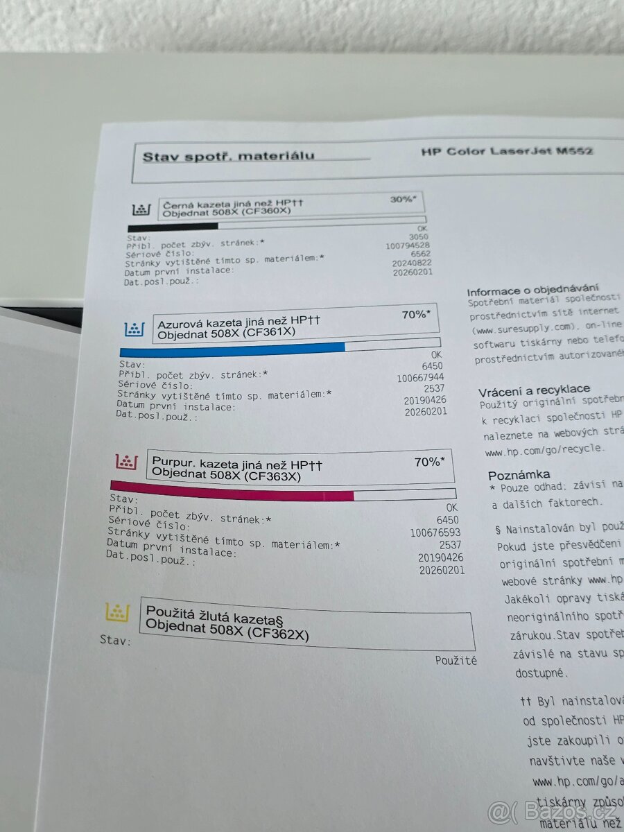 HP M552DN COLOR LASER ENTERPRISE super stav - 2