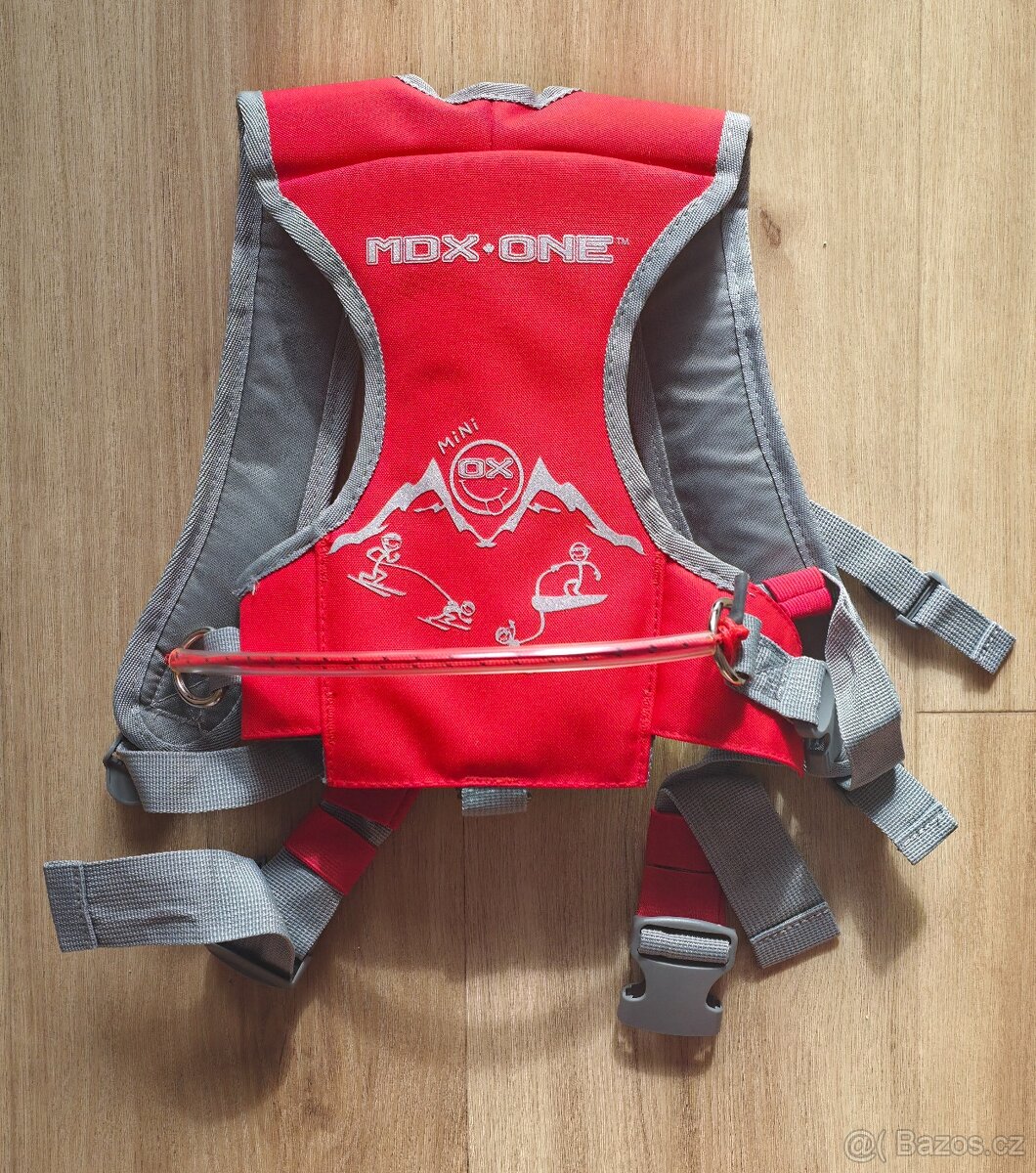 MDXONE dětský postroj Mini-OX - červený - 2