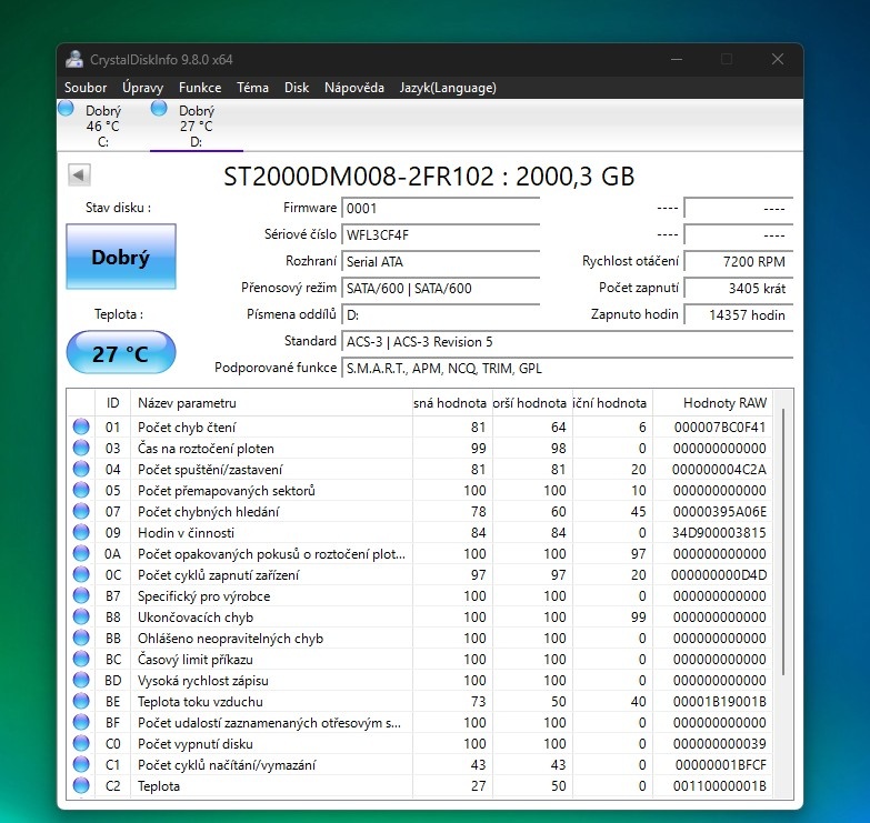 Pevný disk Seagate BarraCuda 2TB - 2