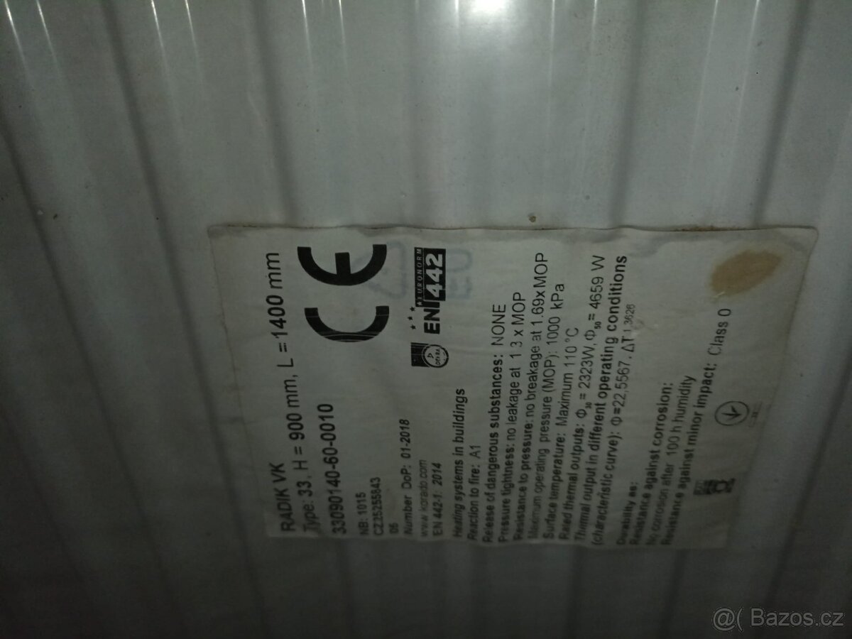 Prodám radiátor - 2