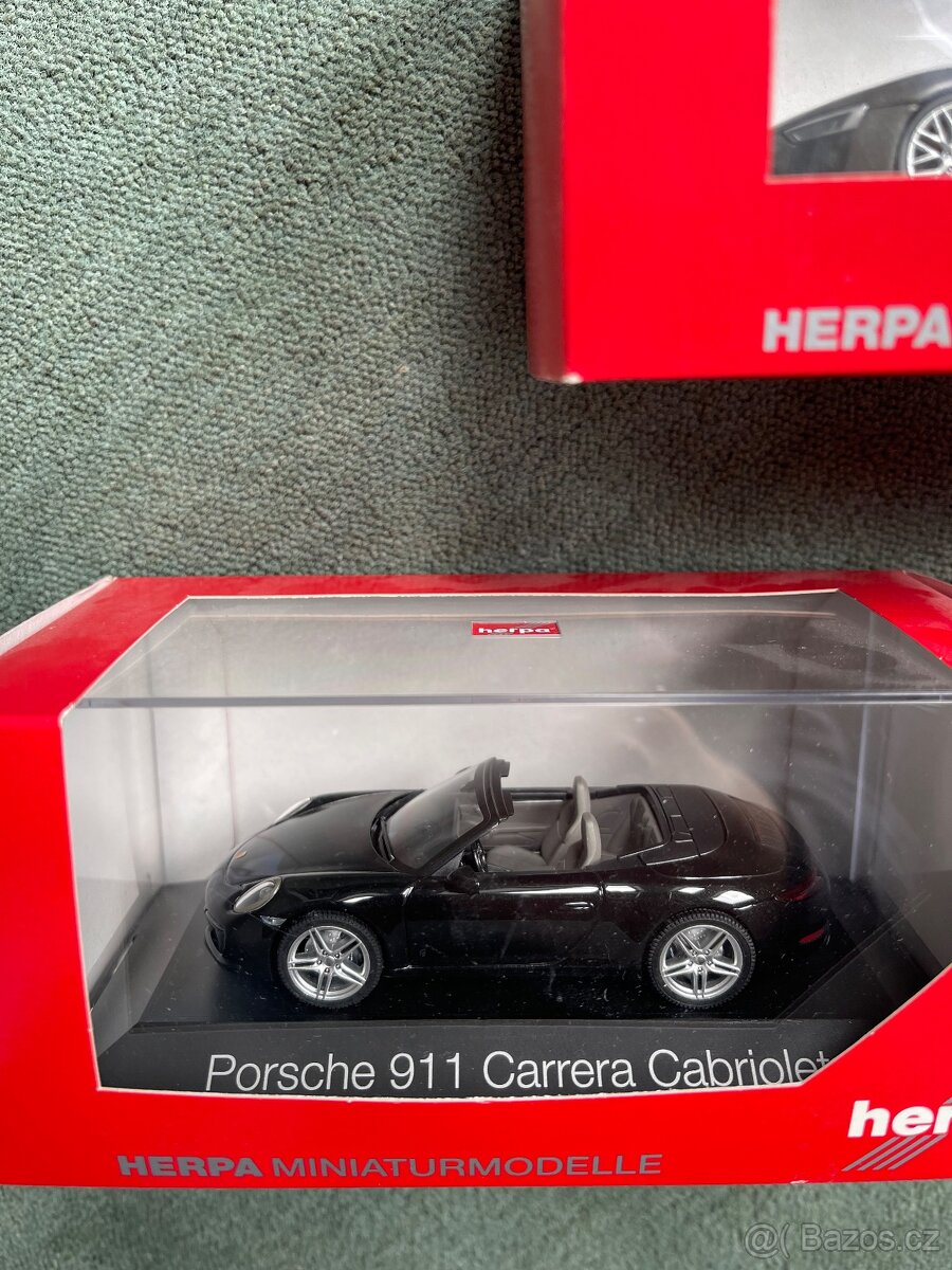 1:43 Herpa Porsche 911 Audi R8 - 2