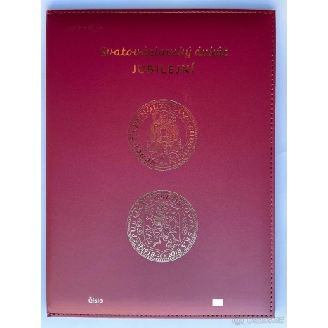 ZLATÝ ČÍSLOVANÝ JUBILEJNÍ SVATOVÁCLAVSKÝ DUKÁT 2018 - 500 ks - 2