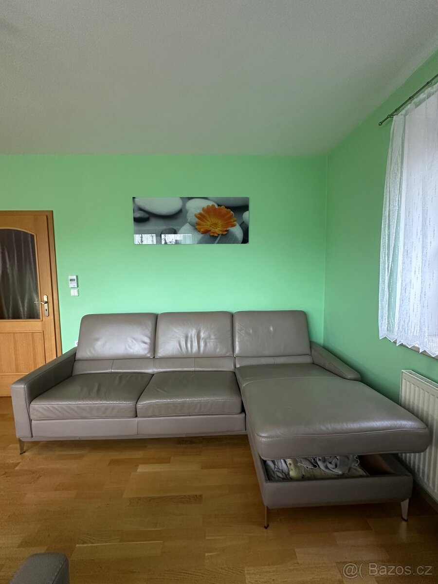 Kožená pohovka a křeslo - 2