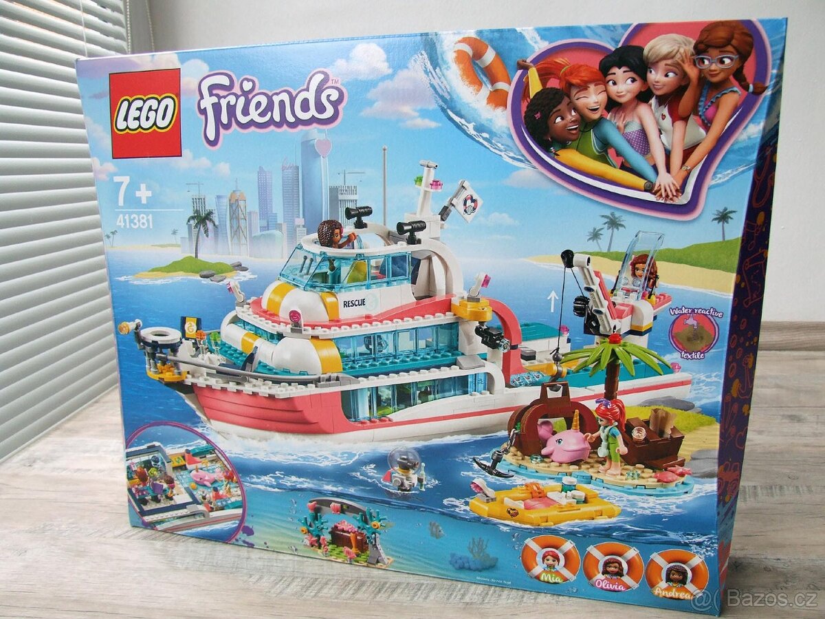 LEGO Friends 41381 - Záchranný člun (loď, jachta) - 2