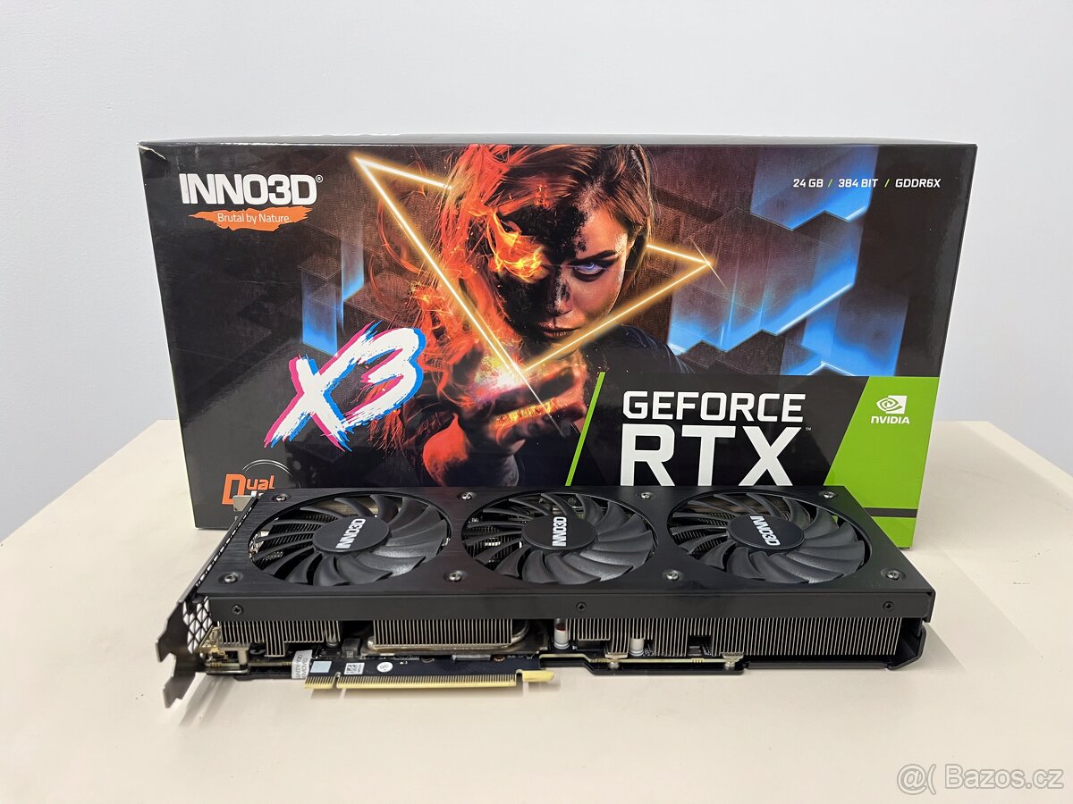 Predám grafickú kartu INNO3D GeForce RTX 3090 24GB - 2