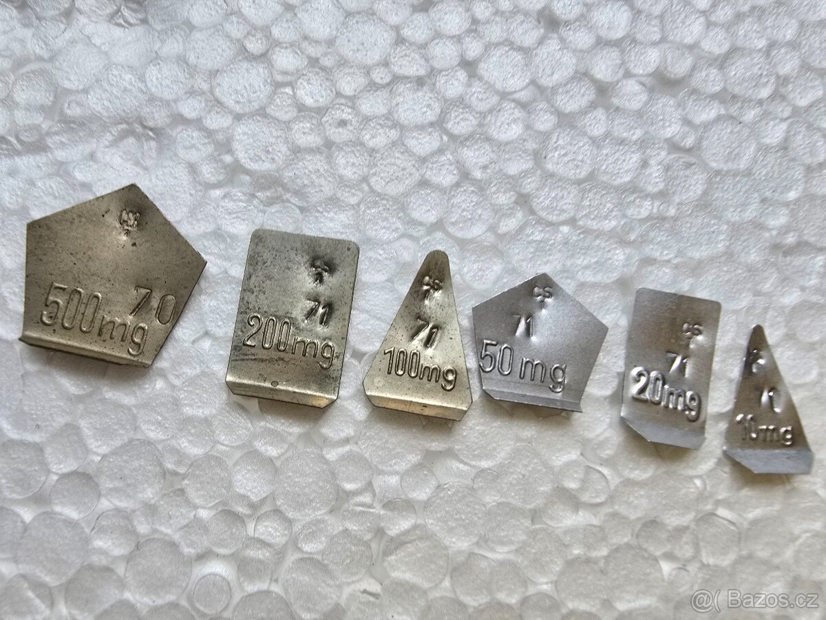 Závaží přesná - příslušenství k váhám - 2