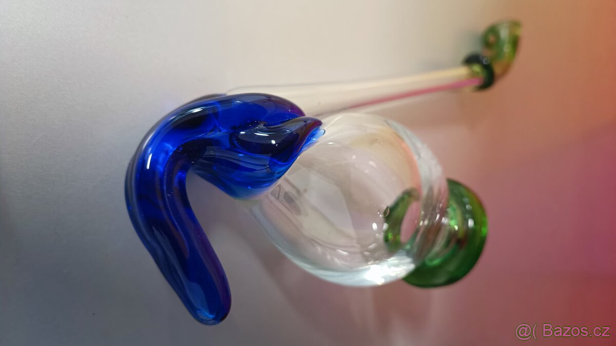 Stará skleněná fajfka - 2