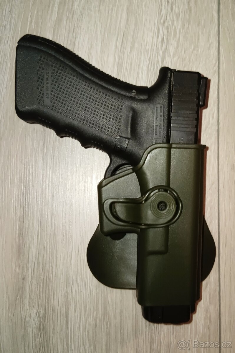 Nové pouzdro zelené na zbraň GLOCK 17,19 - 2