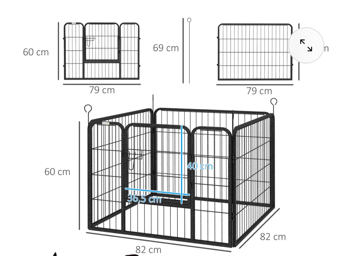Ohrádka pro psa. - 2