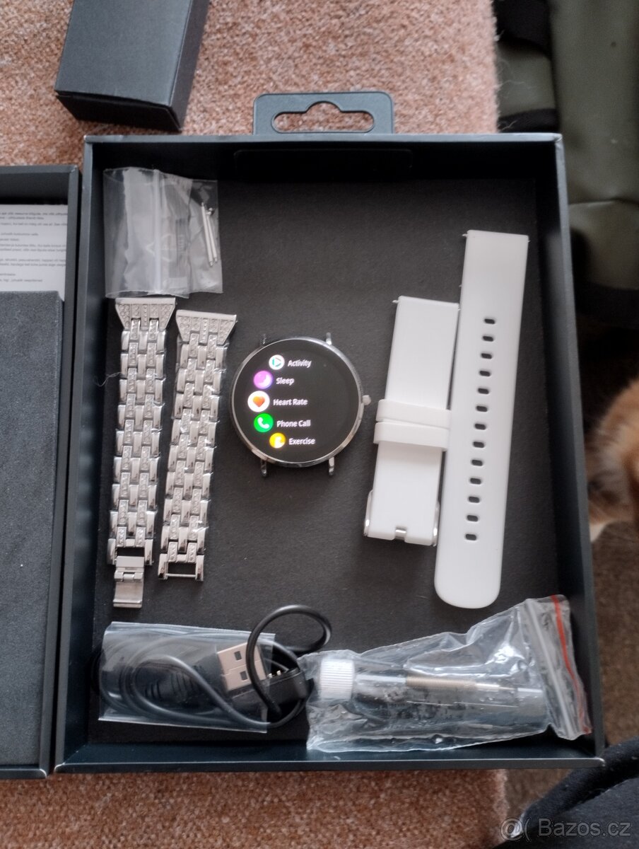 Chytré hodinky. Airflex Rizzit 3 Silver edition. - 2