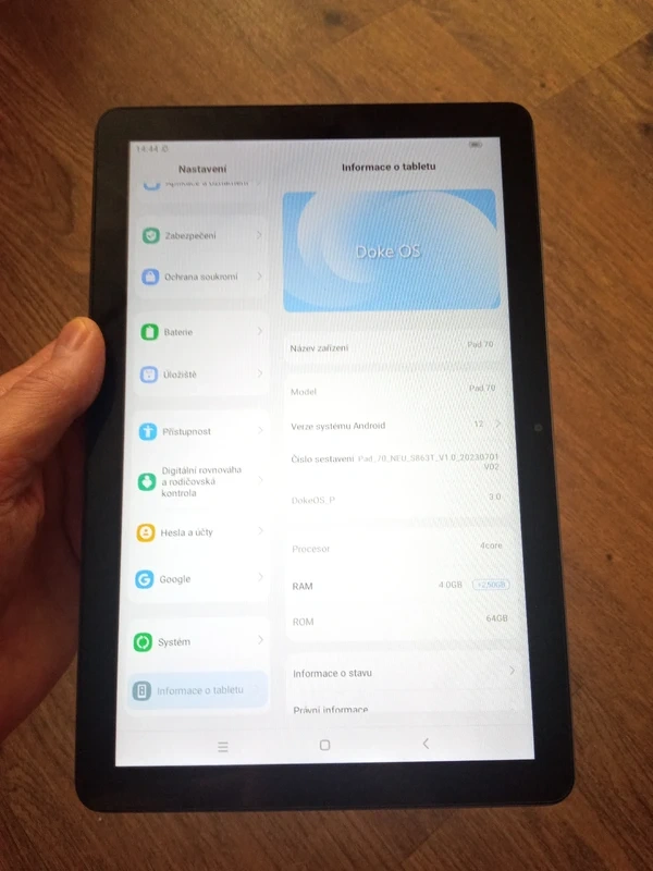 Tablet Oscal Pad 70 4/64 GB - 2