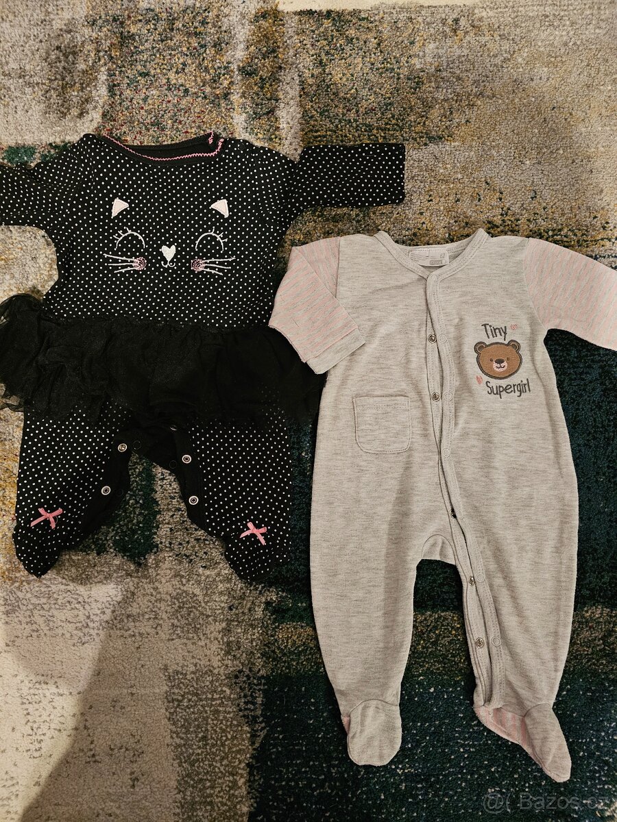 set oblečení pro miminko - holčičku, velikost 62 - 2