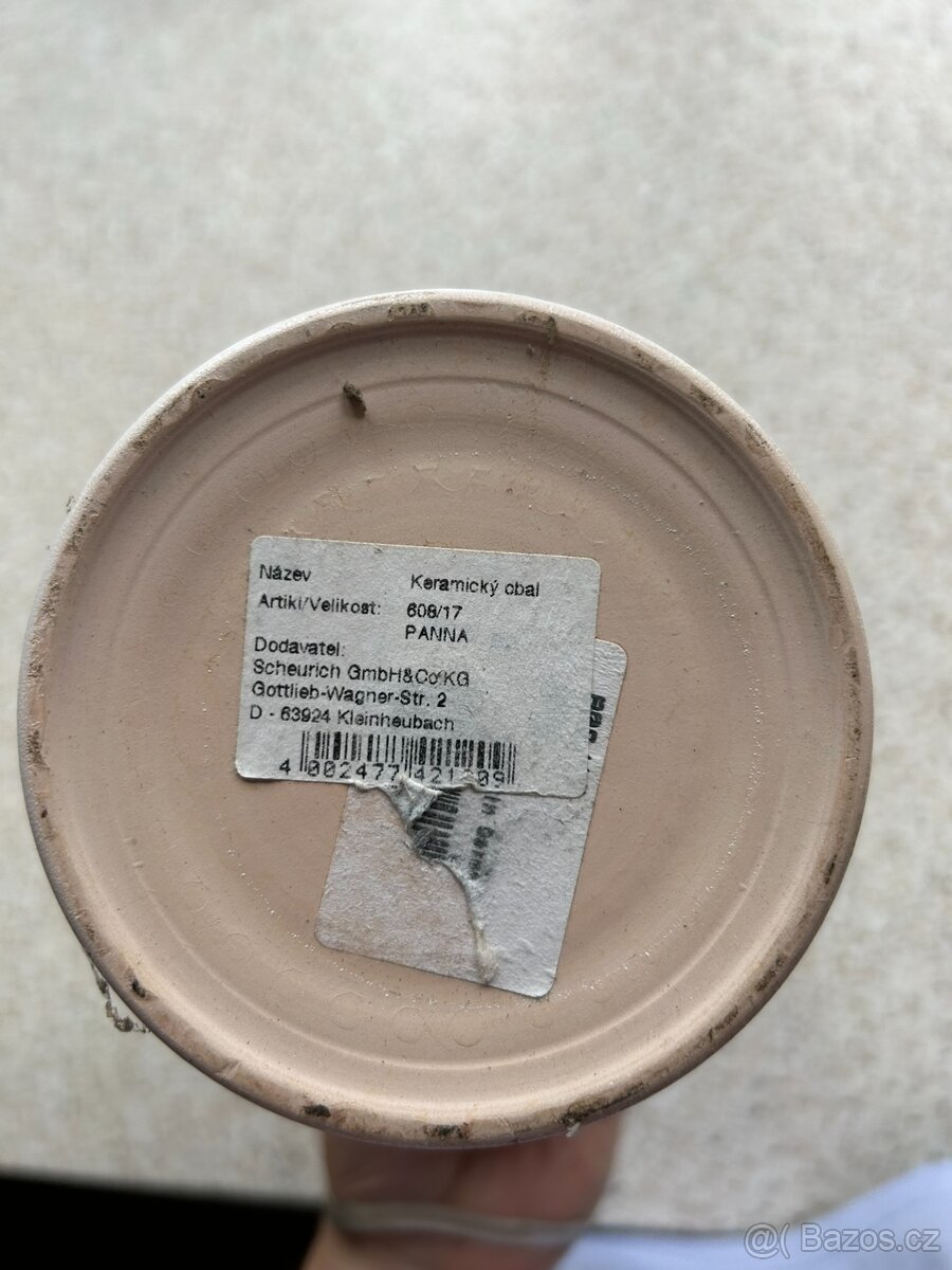 Keramické obaly/květináče na orchidee - 2