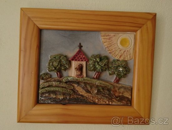 Keramický obraz moravské krajiny - 2