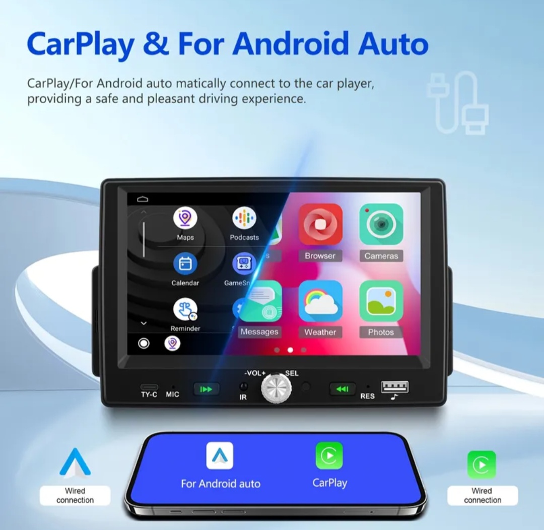 1din Android Auto / CarPlay radio - 2