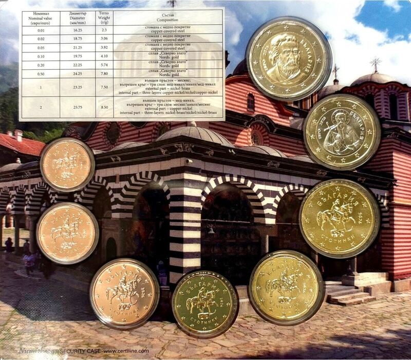 Bulharsko Euro mince 2026 - 2