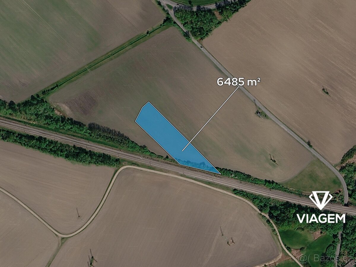 Pole 6 485 m², Podíl 8 % o výměře 540 m² - 2