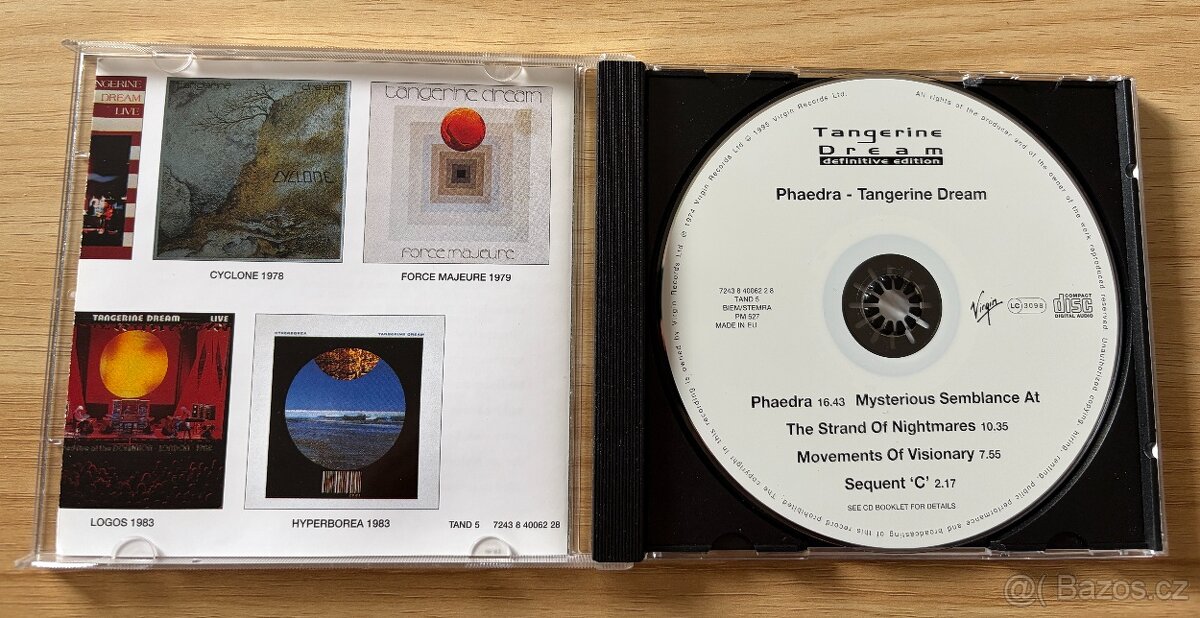 CD Tangerine Dream - Phaedra - 2