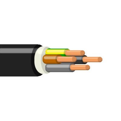Silový kabel pevný CYKY-J 4 X 16 - 2