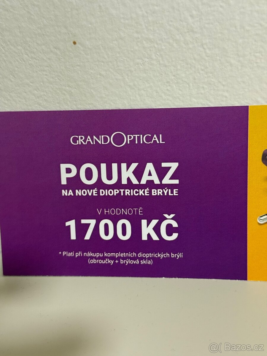 Poukaz na brýle - 2