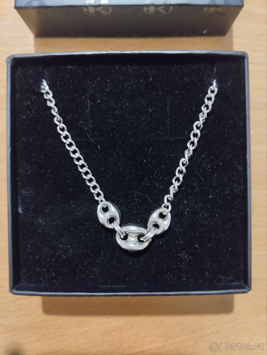 Stříbrný řetízek AURUM. - 2