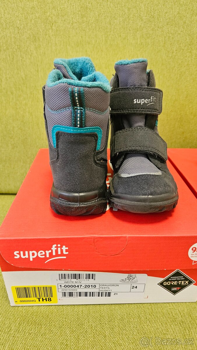 Prodám 3x dětské zimní boty Superfit Goretex (vel. 24/25/25) - 2